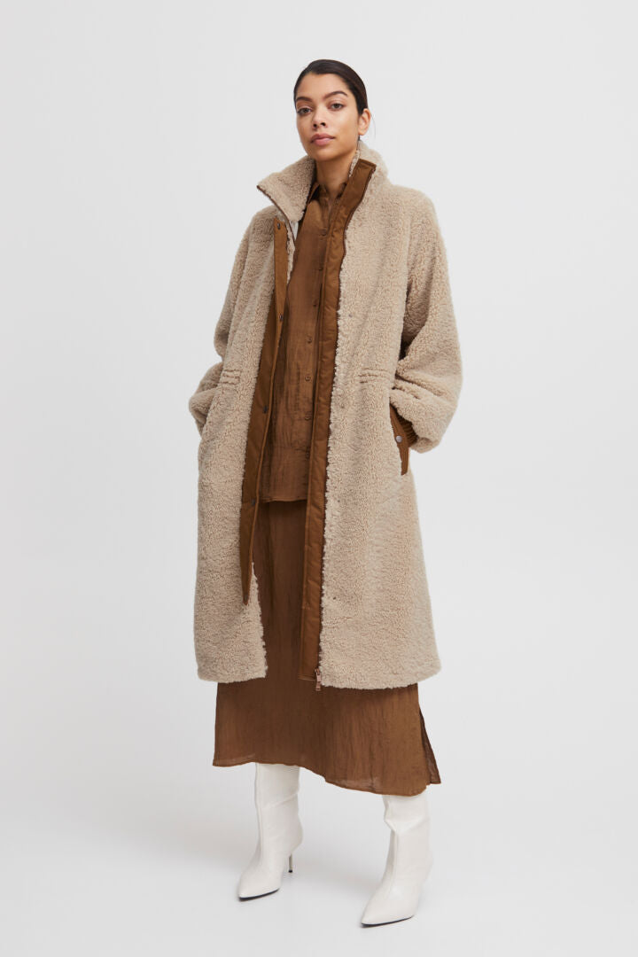 Bycanto Coat 4 Outerwear - Cement Mix