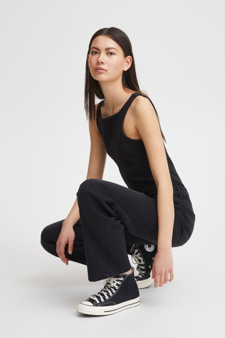 Ihtwiggy Raven Straight - Washed Black