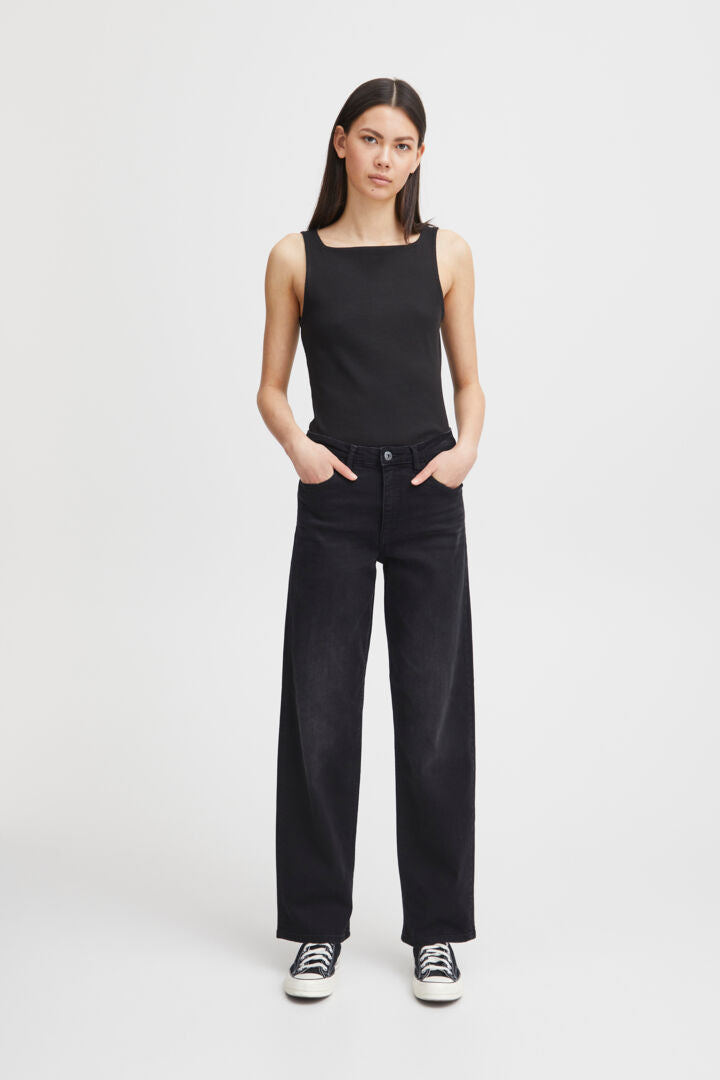 Ihtwiggy Raven Straight - Washed Black