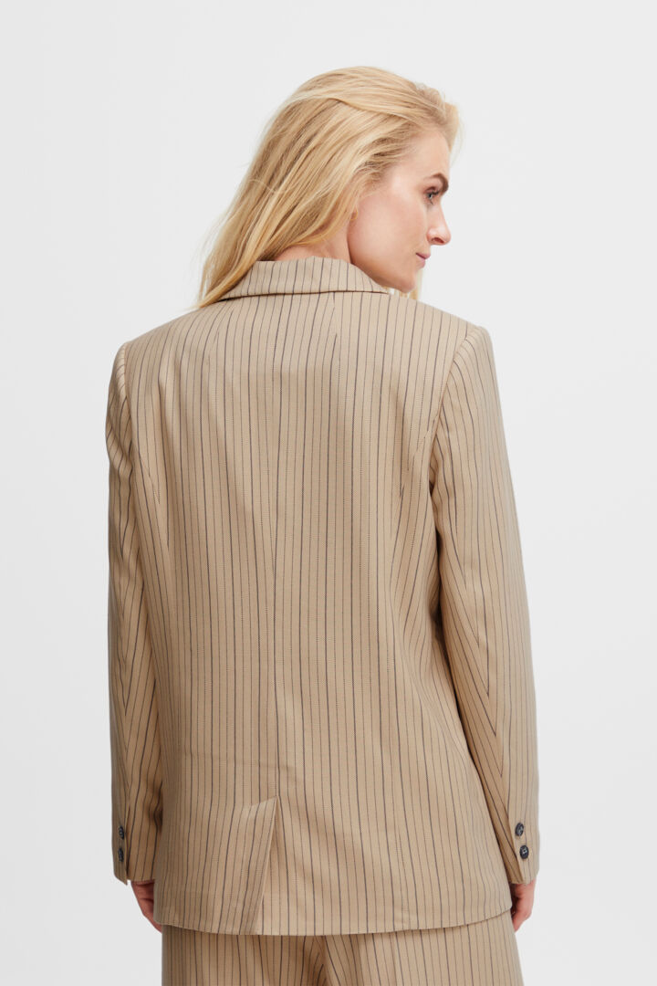 Pzjanna Blazer - Irish Cream Stripe