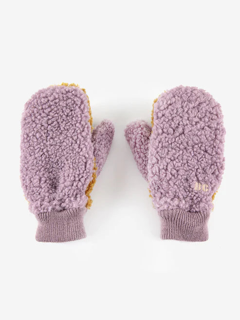 Sheepskin Color Block Lavender - Gloves