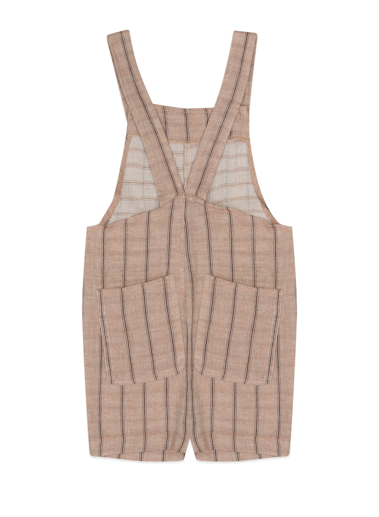 Vita Dungaree - Sand Stripes
