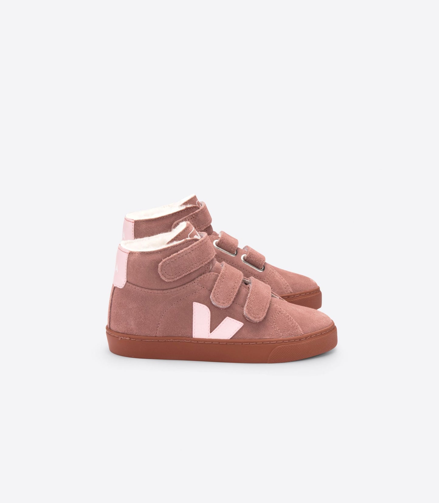 Small Esplar Mid Fured Suede - Dried Petal Rust Sole
