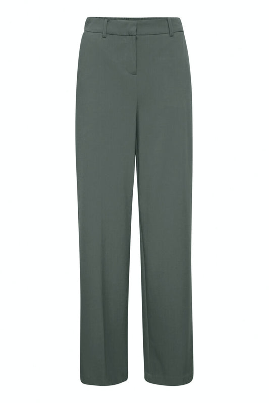 Bydanta Wide Leg Pants 2 - Woven - Cilantro