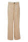 Pzjanna HW Pants Wide Leg Full Length - Irish Cream Stripe