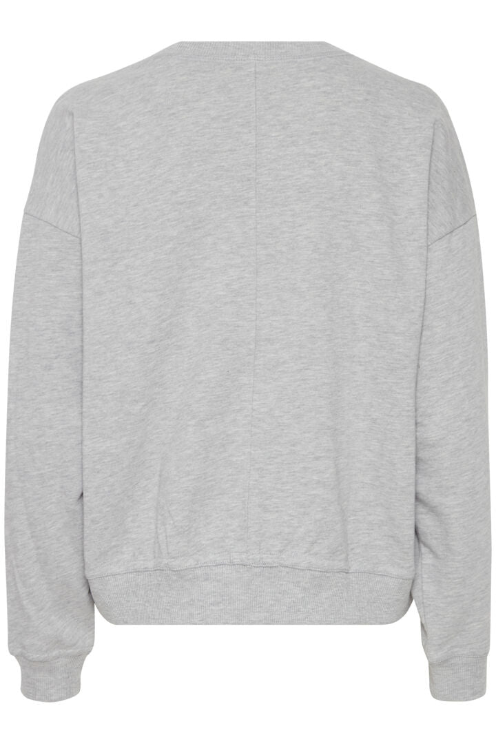 Pzmallie Sweatshirt - Light Grey Melange