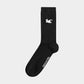 Rib Socks Knivsta - Cobra Pose - Cat Black