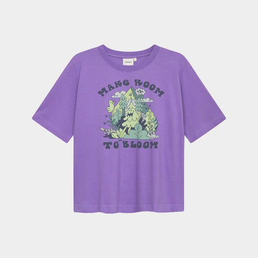 T-Shirt - Vadstena - Make Room - Paisley Purple