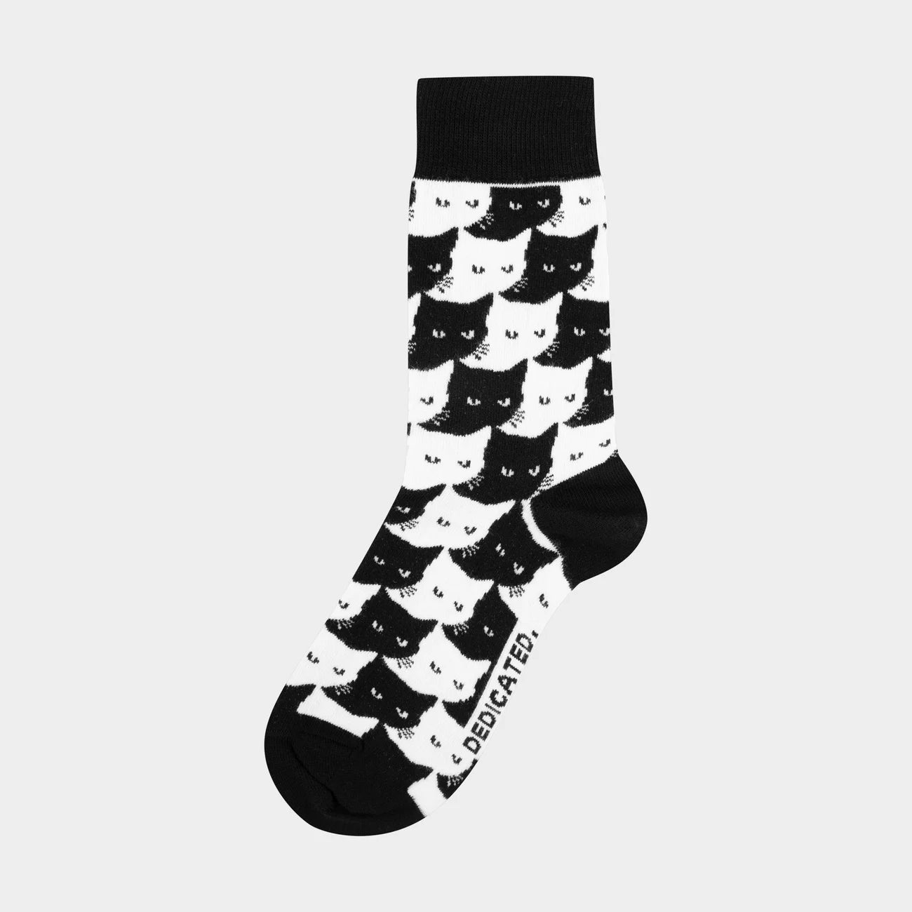 Socks Sigtuna Pepita Cats - Black