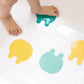 Grippi Non-Slip Bath Buddies - Jellyfish 8Pcs - Green/Yellow