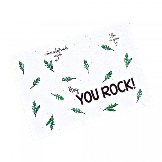 Postcards - Vegetable/Herb Collection - You Rock Rocket Salad