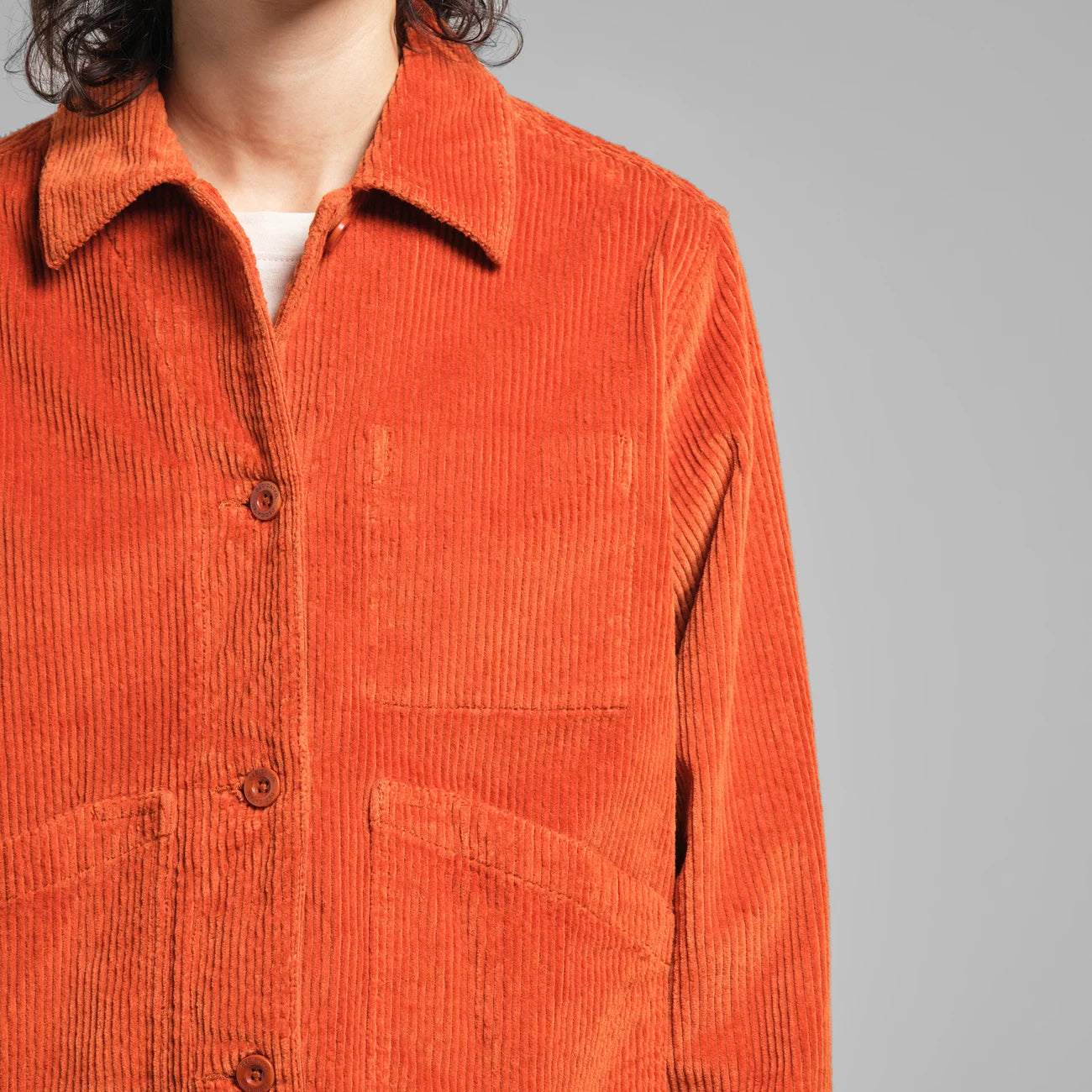 Jacket Stiby - Corduroy - Cinnamon Orange