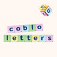 Coblo - Magneet Letters - 60 stuks