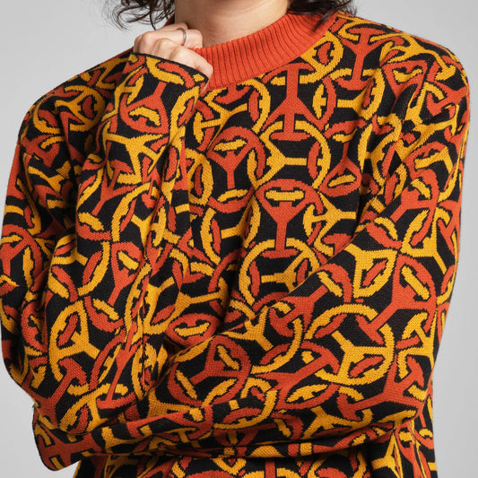 Sweater Limhamn - Peace Link - Multi Color