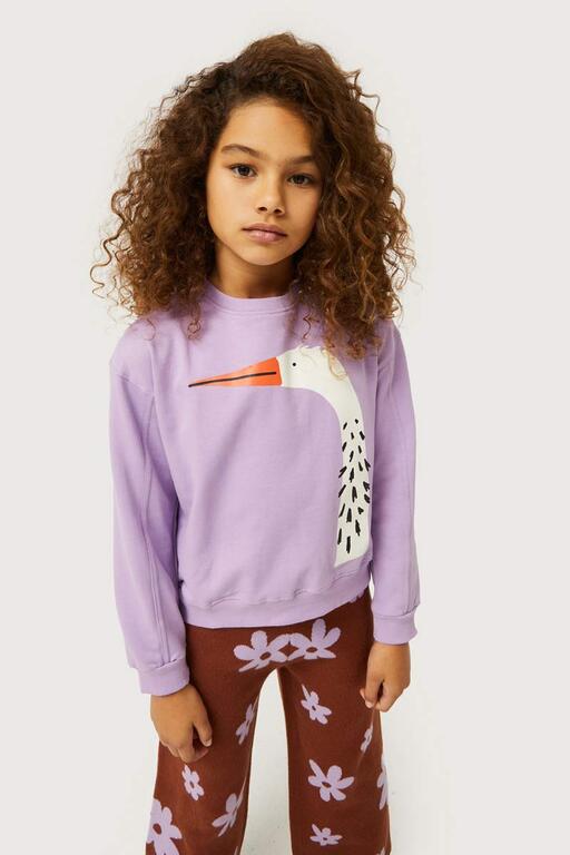 Sweatshirt with heron print - 43M/42410