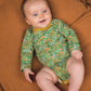 Body Long Sleeves Fleece Lycra Brushed - Flower