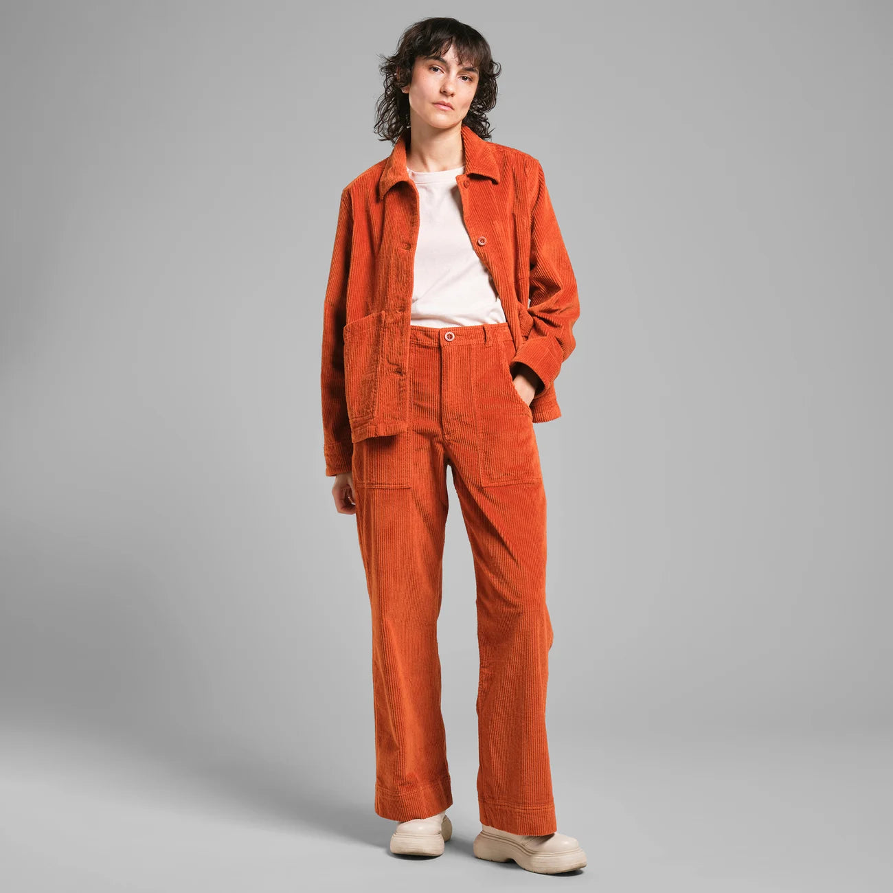 Workwear Pants - Vara Corduroy - Cinnamon Orange