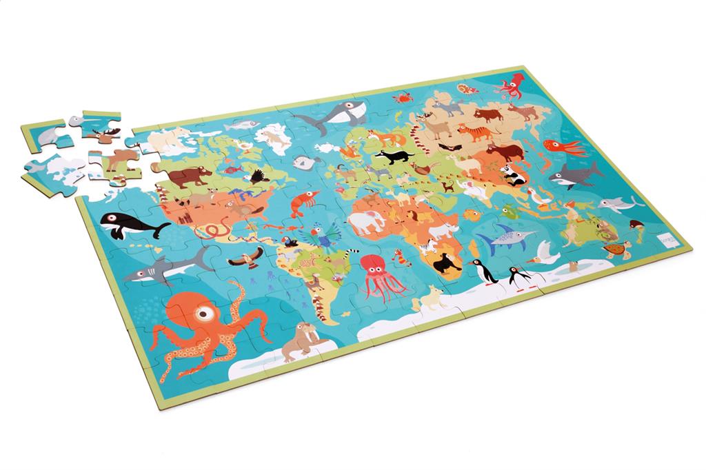 Puzzel DIEREN VAN DE  WERELD 150 pcs