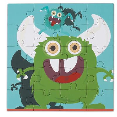 Puzzel Magnetisch: Puzzelboek To Go - MONSTER