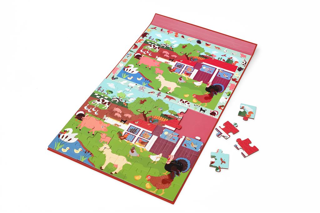 Discovery Puzzel Magnetisch 48pcs: BOERDERIJ