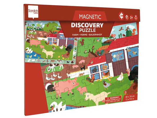 Discovery Puzzel Magnetisch 48pcs: BOERDERIJ