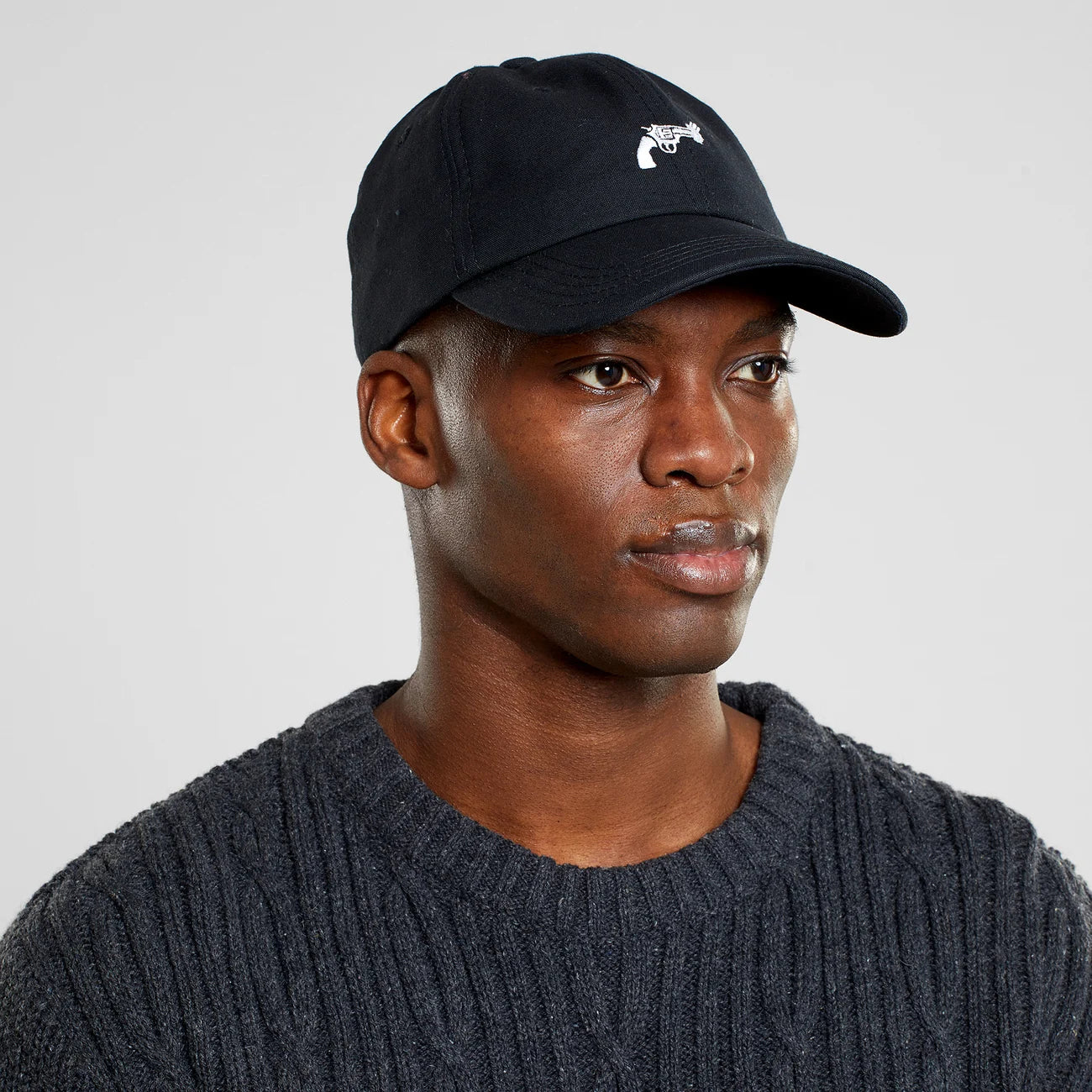 Soft Cap Slussen The Knotted Gun - Black