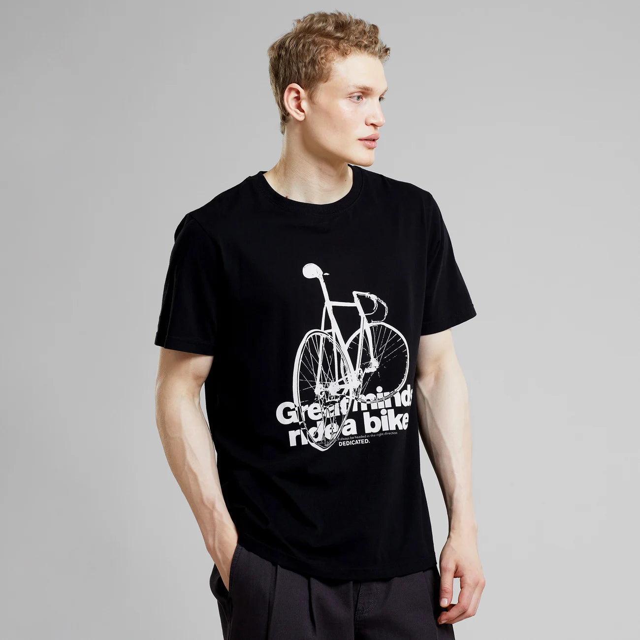 T-shirt Stockholm bike mind black