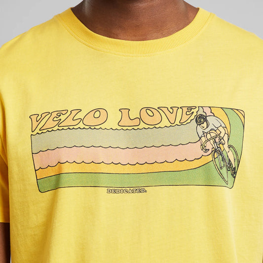 T-shirt Stockholm Retro velo love misted yellow