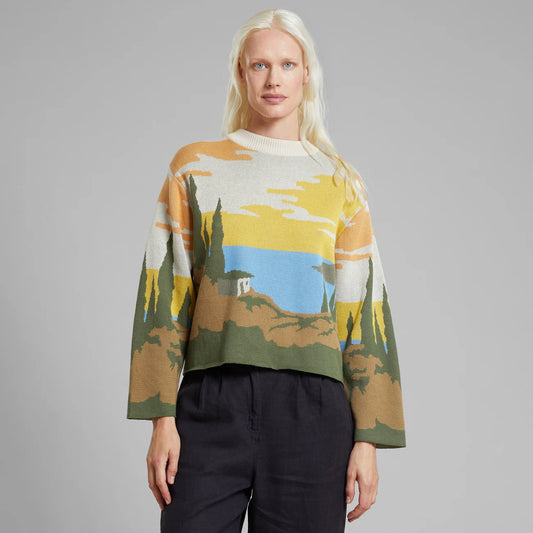 Sweater Limhamn Oceanview Multi Color