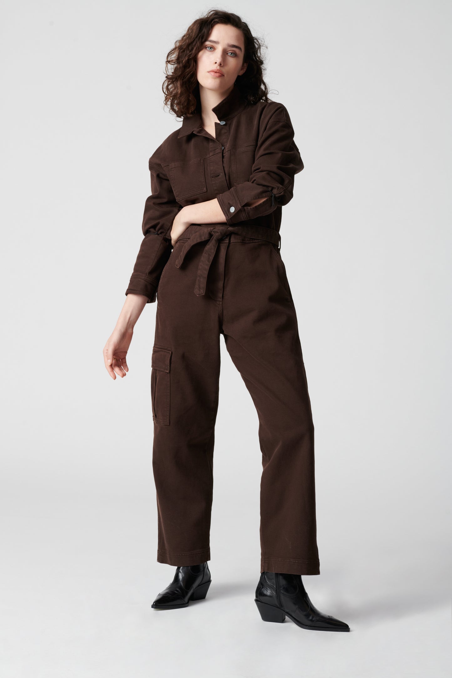 MOONWALKER overall - cargo worker dark chocolate