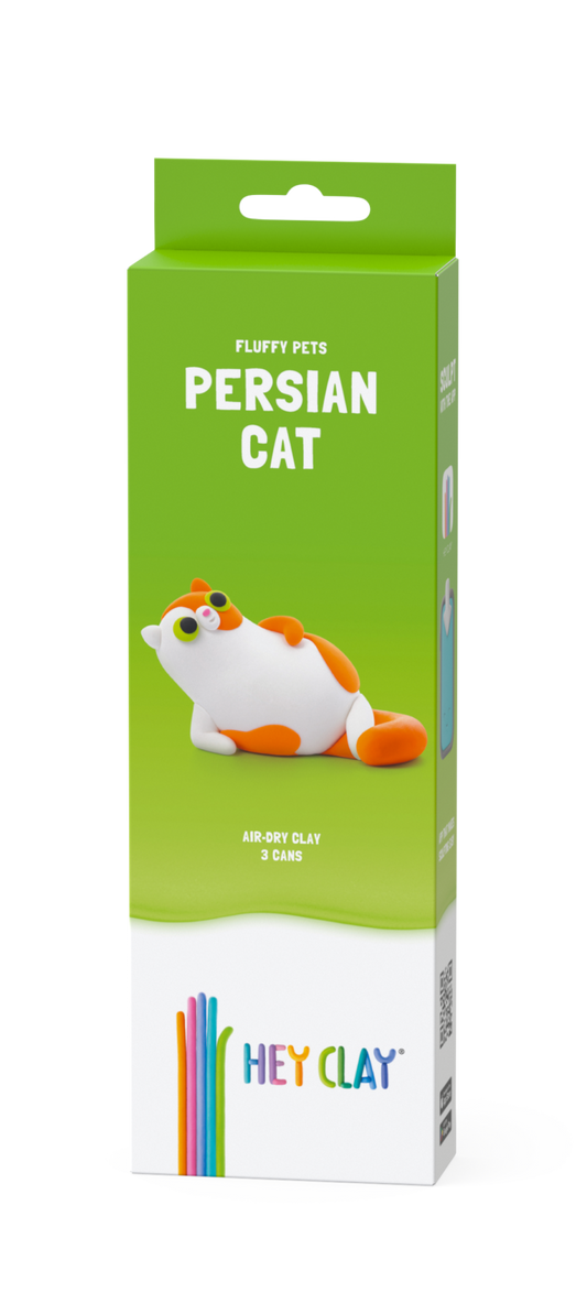 HeyClay Fluffy Pets Perzische Kat 3 Cans