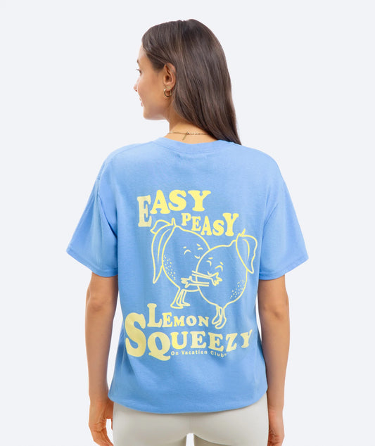 Lemon Squeezy T-Shirt - Light Blue