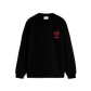 Paradise Pizza Sweater - Black