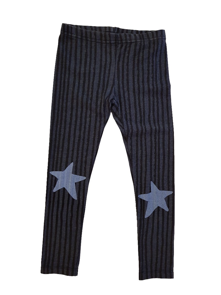 Star Leggings - Blue