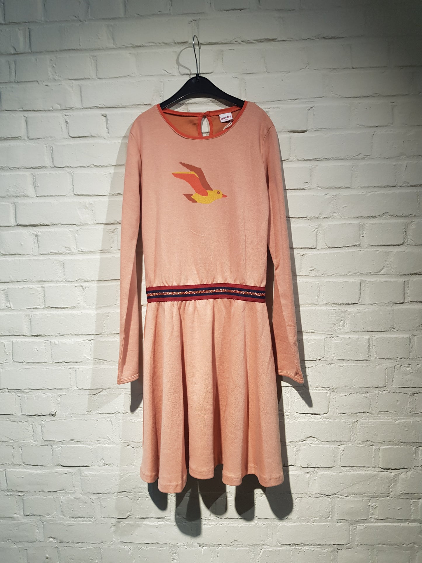 Elastic Dress - Bird - Roze