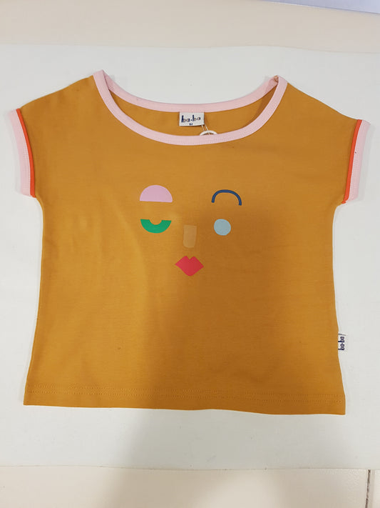 Face multicolor T-shirt