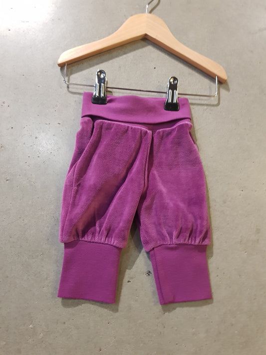 Baby Pants - Velour - Purple