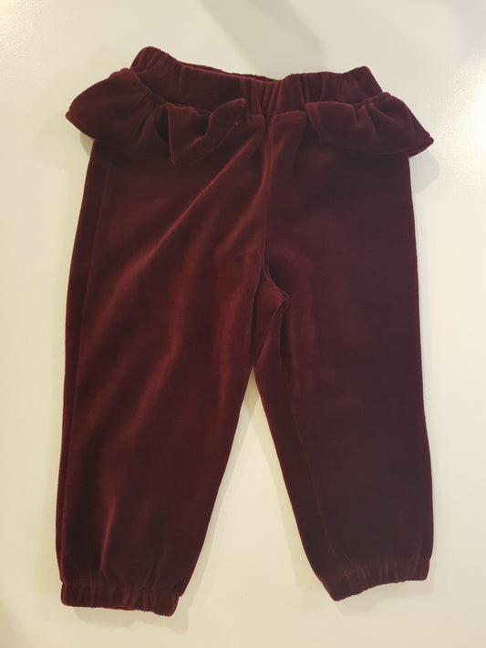 Romance Pants - Bordeaux Velvet