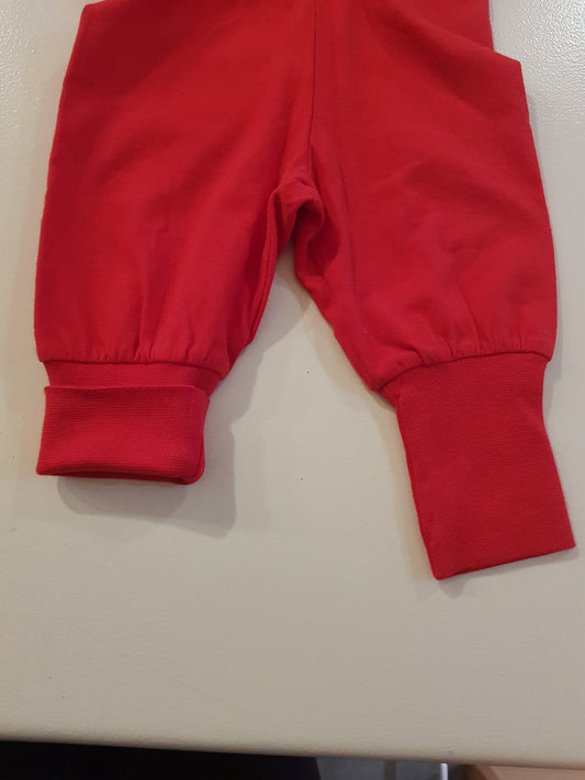 Pants - Rib - Red