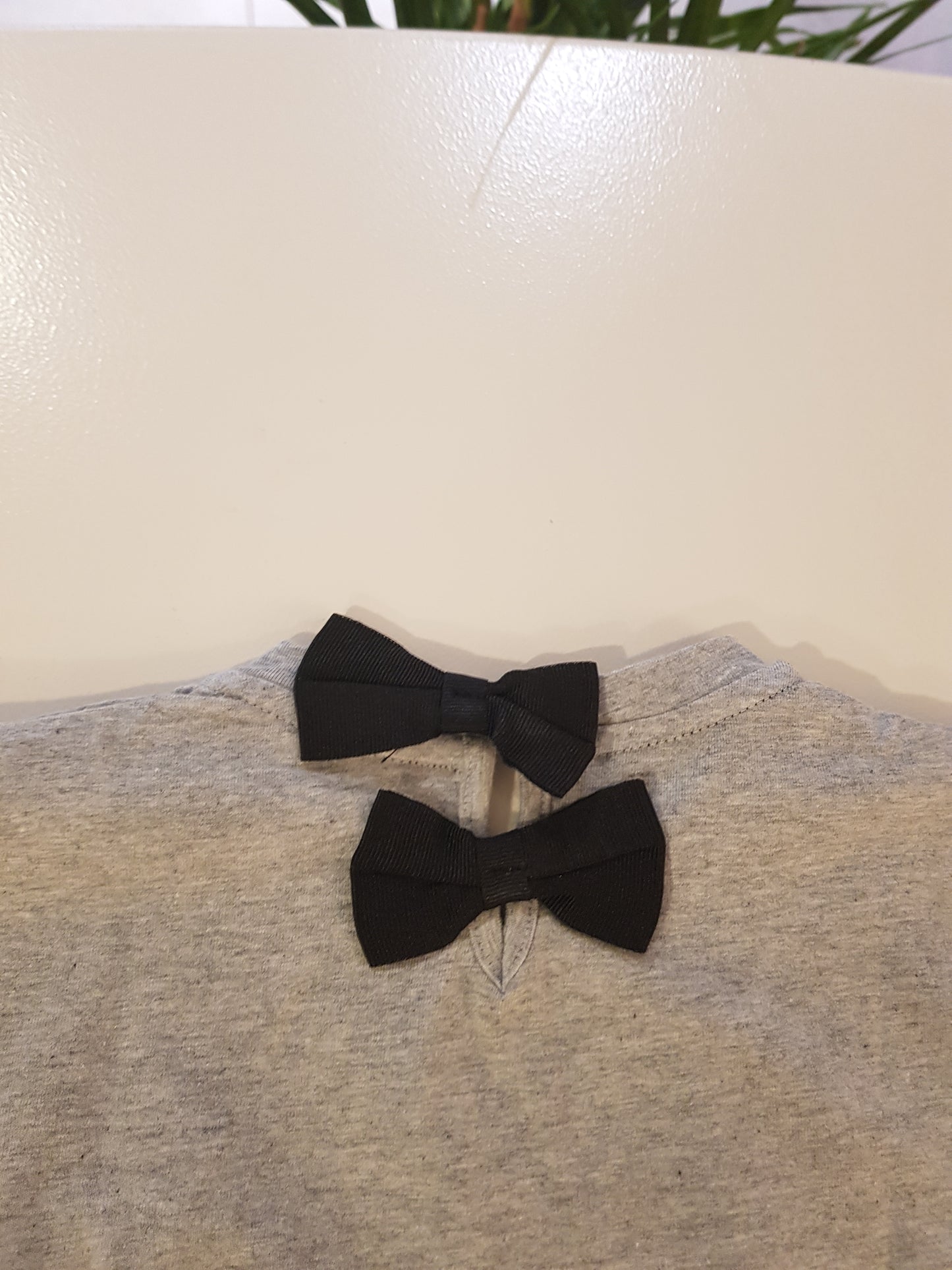 Manou Top Bow - Shadow Grey