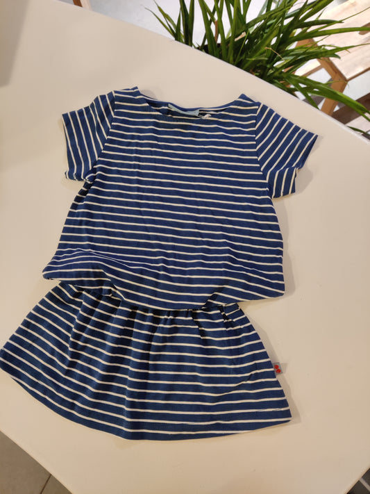 Dress - Angel - Blue stripe