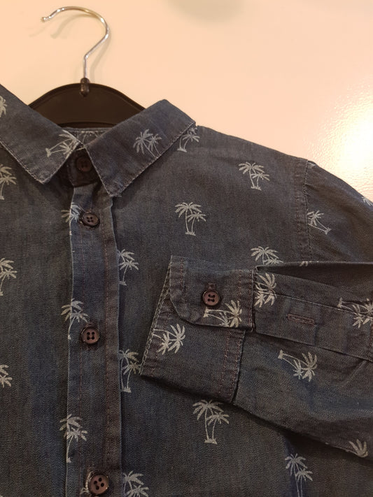 Shirt Palmtrees - Denim