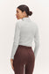 Pamila Roll Neck Jersey - Off White