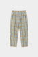 checker baggy trousers