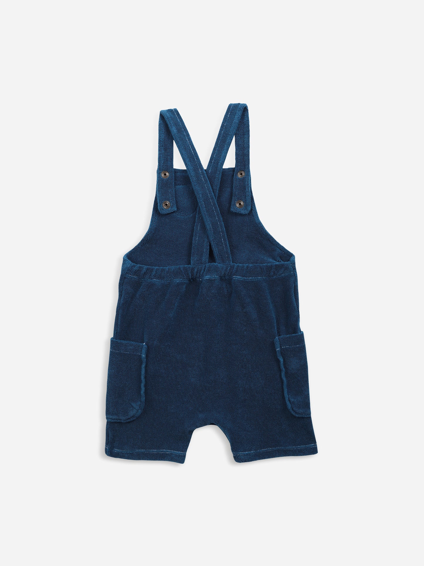 Sniffy Dog Patch terry fleece dungaree (BABY)