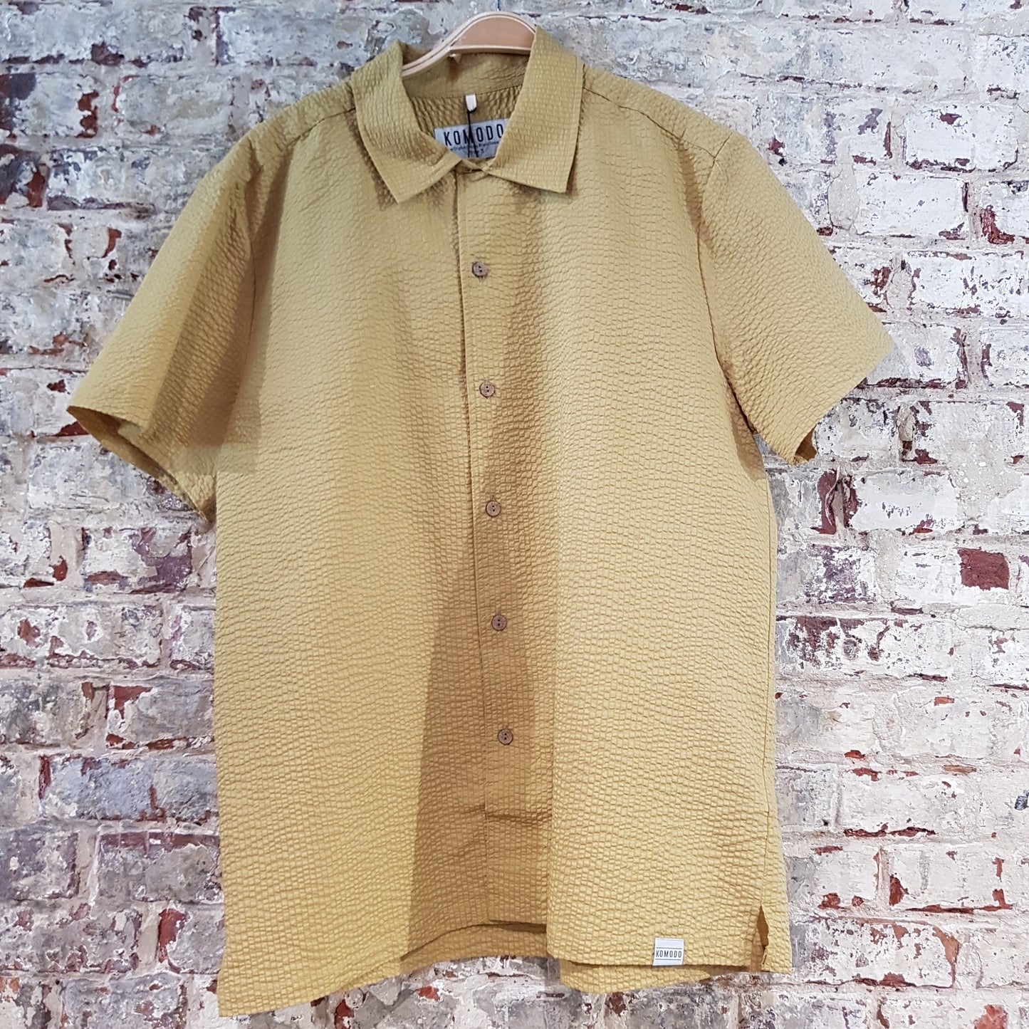 Spindrift Cotton Shirt - Plain Khaki