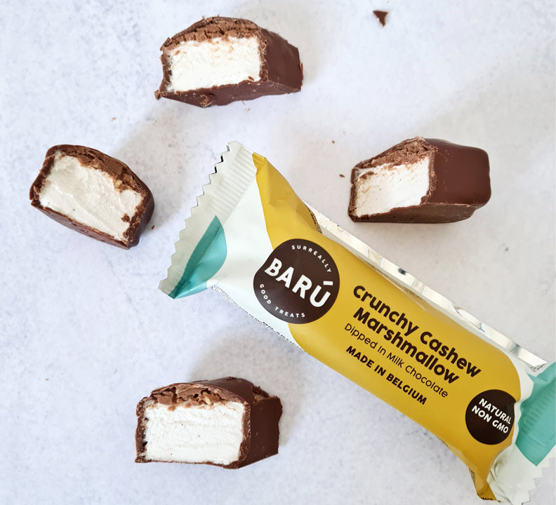 Barú Marshmallow Bar - Milk Chocolate & Crunchy Cashew