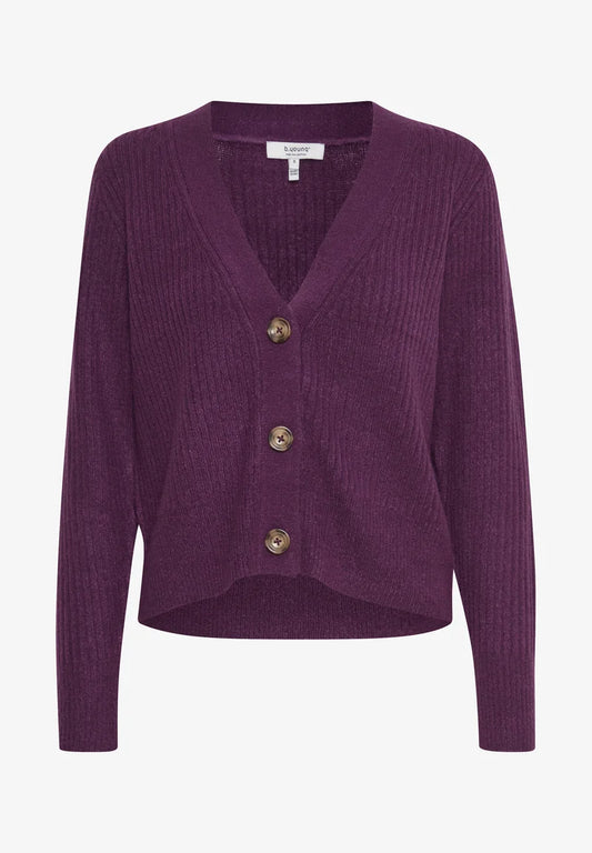 Bynora Short Cardigan - Phlox Melange