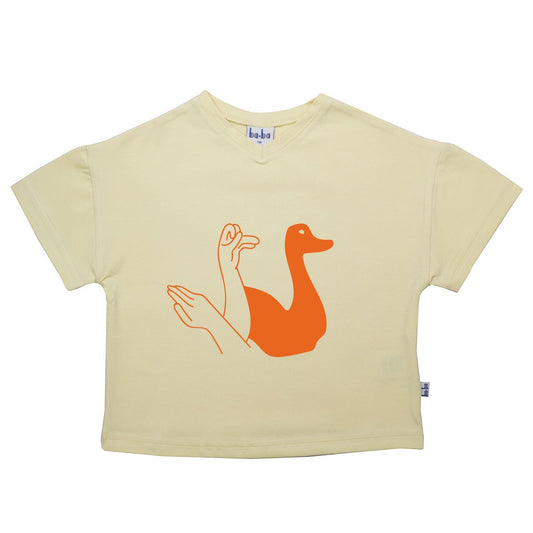 Swan Shirt Baby - Vanilla S23