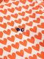 - Hearts all over turtle neck T-shirt
